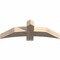 Ekena Millwork Bellingham Smooth Timber Gable Bracket, Douglas Fir, 48"W x 16"H x 5 1/2"D x 5 1/2"F, 8/12 Pitch GBW048X16X0606BEL00SDF - alternate 3